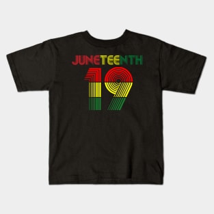 Juneteenth 19 Kids T-Shirt